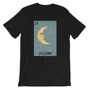 La Luna Mexican Loteria Short-Sleeve Unisex Shirt